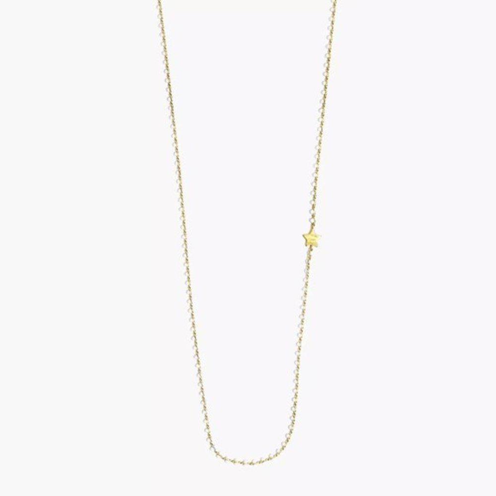 Madewell Enameled Chain Star Necklace 32$